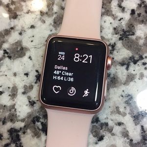 Rose Gold Apple Watch series 1
